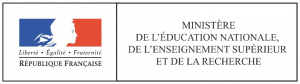 Logo Ministère de l'éducation nationale, de l'enseignement supérieur et de la recherche